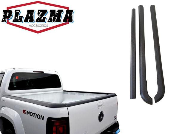 Jgo. Molduras Ó Jinetes De Caja Volkswagen Amarok 2011-2022 Fibra de vidrio